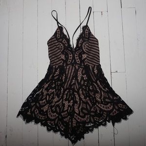 Lace romper